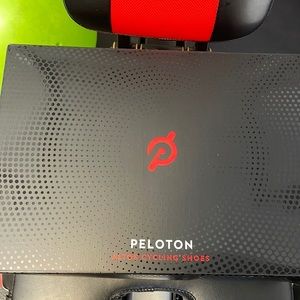 Peloton Altos Cycling Shoes - Black and Red